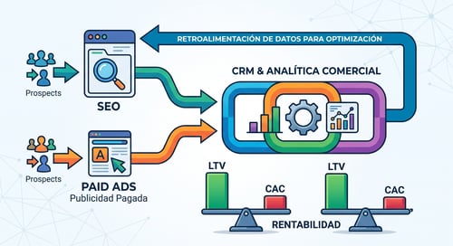 Estrategias de marketing digital basadas en datos y rentabilidad